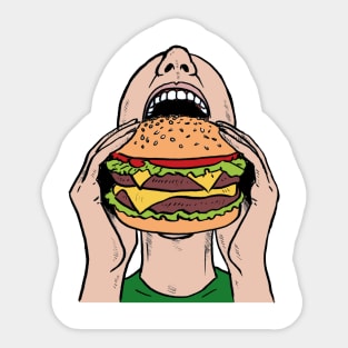 Big burger Sticker